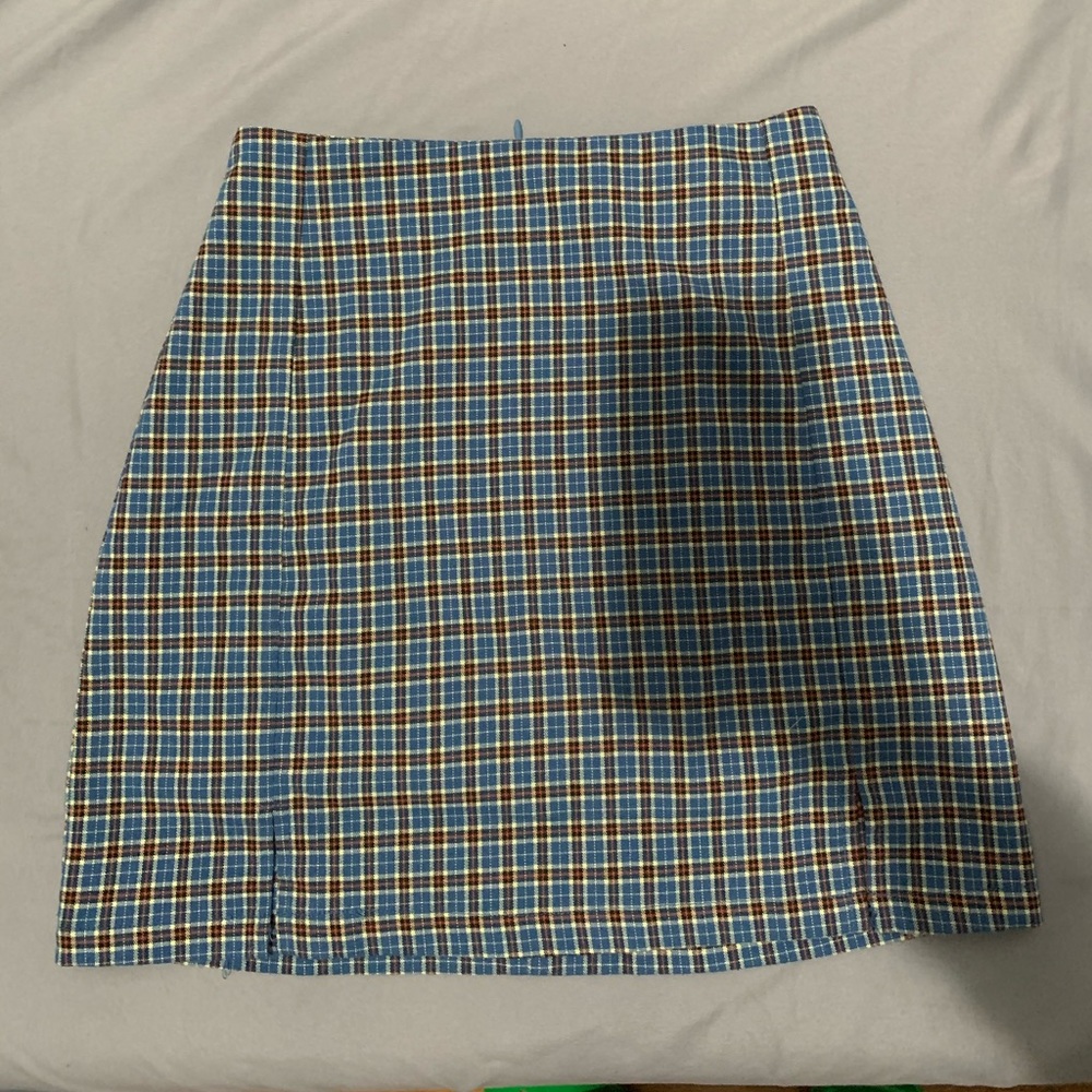 Brandy Melville Plaid mini skirt